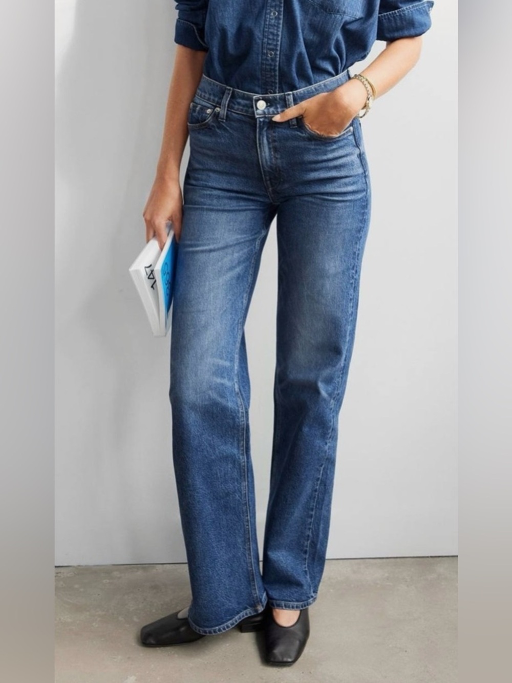Ayr The Secret Sauce Dark Blue Straight Jeans Sz 31 Regular